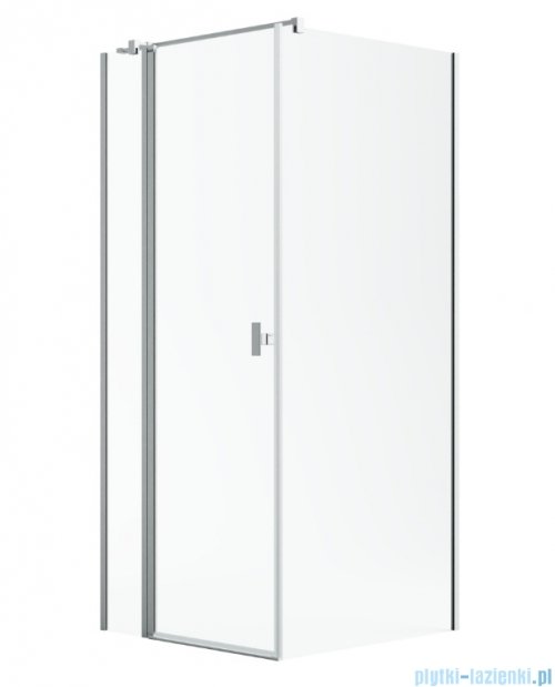 Radaway Nes Kdj II Brushed Nickel kabina 80x80cm lewa szczotkowany nikiel 10032080-91-01L/10039080-01-01
