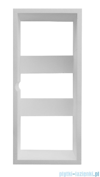 Schedpol Schedline Solia Set wanna prostokątna Cashemere Mat z nośnikiem styropianowym 170x70cm 3WST.SS1P-17070/PK/MG