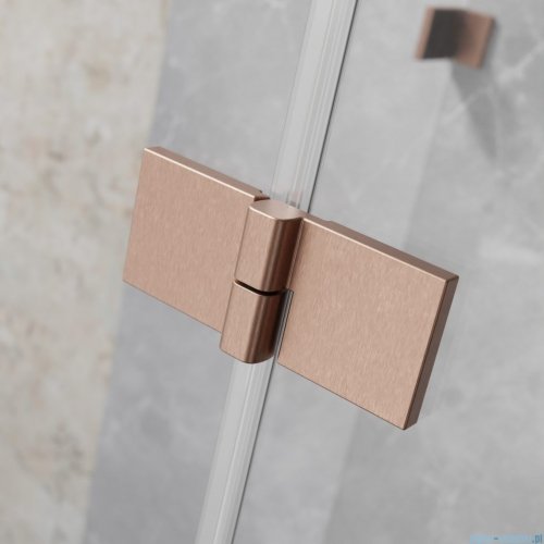 Radaway Essenza Pro Brushed Copper Kdj kabina 120x75cm lewa szczotkowana miedź 10097120-93-01L/10098075-01-01