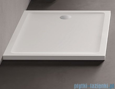 New Trendy Mild Brodzik akrylowy prostokątny 90x140x4,5 cm biały B-0641
