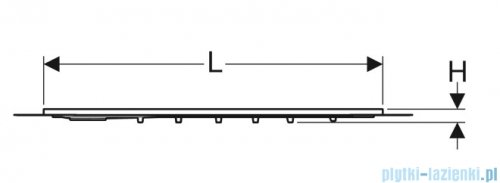 Geberit Panel do prysznica bezbrodzikowego Setaplano 140x90 cm 154.275.11.1