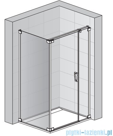 SanSwiss Cadura White Line ścianka boczna Cat2 110x200cm profile biały mat CAT21100907