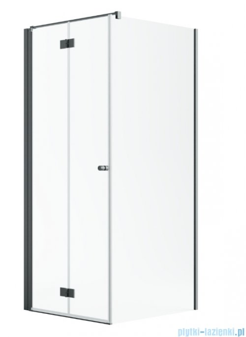 Radaway Nes Kdj B Brushed GunMetal kabina 90x70cm lewa szczotkowany grafit 10025090-92-01L/10039070-01-01