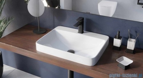 Excellent Design Korek klik-klak umywalkowo bidetowy, korpus miedź szczotkowana pokrywa ceramiczna biały połysk ARIN.1485.K.01.WHCB