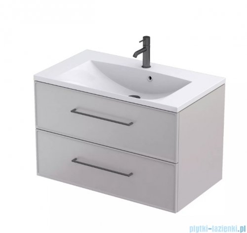 Oristo Lagom szafka podumywalkowa wisząca 80x50x45 piaskowy mat OR53-SD2S-80-10