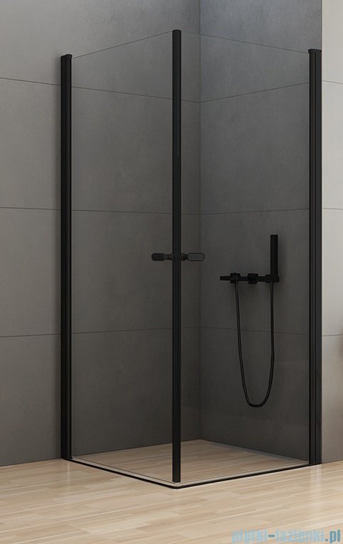New Trendy New Soleo Black 70x90x195 cm kabina prostokątna przejrzyste D-0229A/D-0231A