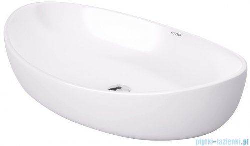 Massi Somon umywalka nablatowa 65x45cm biała