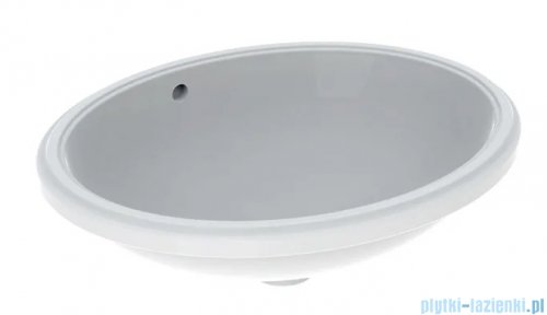 Geberit VariForm Umywalka owalna z przelewem 56x46cm KeraTect 500.752.00.2