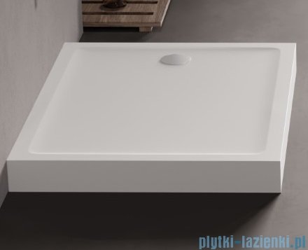 New Trendy Mild Brodzik akrylowy prostokątny 80x140x11,5 cm biały B-0615