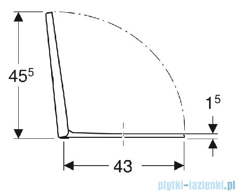 Geberit iCon Easy Mount Deska sedesowa wolnoopadająca biały mat 245.464.JT.1