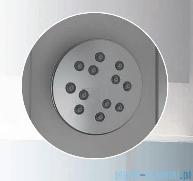 Novellini Glax 3 kabina z hydromasażem półokrągła 90x90 GL3R90M1F-1B