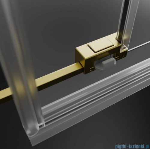 Radaway Idea 6 DWJ Brushed Light Gold drzwi wnękowe 100cm lewe szczotkowane jasne złoto 387014-98-01L