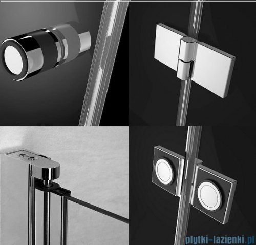 Radaway Essenza New Kdd-B kabina 80x80cm szkło przejrzyste 385070-01-01L/385070-01-01R