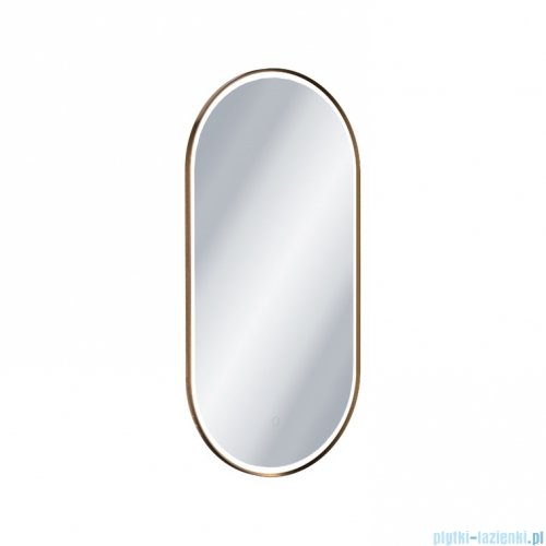 Excellent Corido lustro wiszące LED owalne 100x50 cm mata grzewcza miedź szczotkowana DOEX.CO100.050.CB