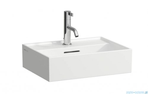 Laufen Kartell umywalka ścienna z powłoką LCC Active (LAUFEN Clean Coat Active) 45x34cm szary mat H818330A001041