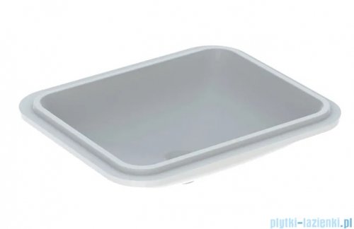 Geberit VariForm Umywalka prostokątna bez przelewu 58x49cm szkliwiony spód KeraTect 500.767.00.2