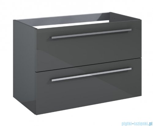 Roca Kwadro szafka 80x38x53 cm szary A857970153