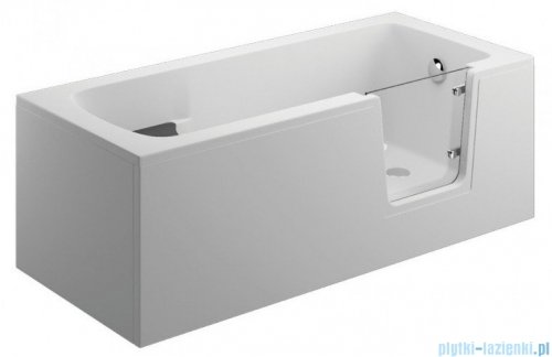 Polimat Avo obudowa wanny boczna 75cm biała 00891