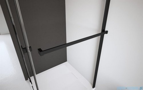 Radaway Idea Black Kdj kabina prysznicowa 120x70 lewa czarny mat/szkło przejrzyste 387042-54-01L/387048-54-01R