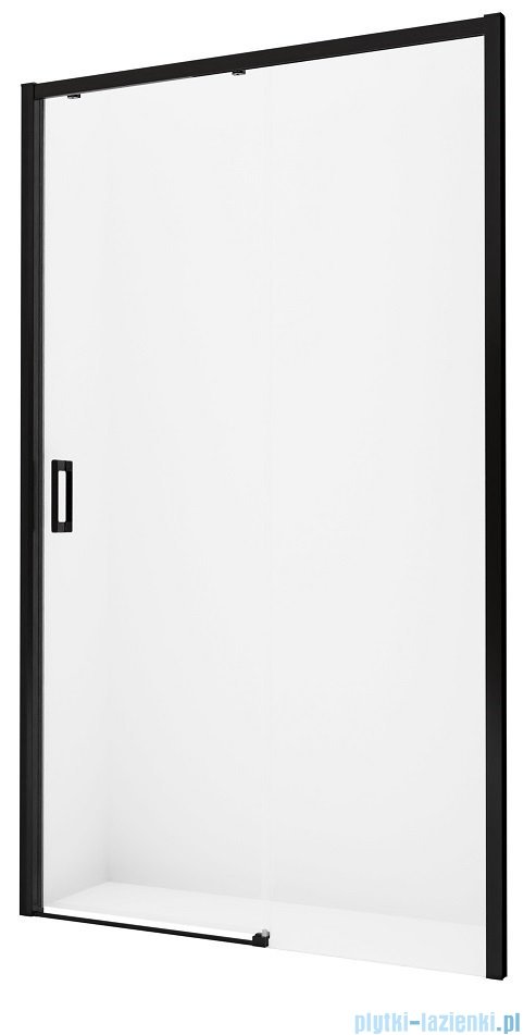 New Trendy Prime Black drzwi wnękowe pojedyncze 140x200 cm prawa przejrzyste D-0325A