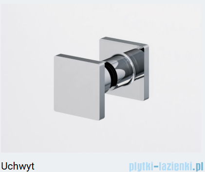 Ronal ANNEA AN13 Drzwi jednoczęściowe ze ścianką stałą w linii 75x200cm lewe miedź szczotkowana AN13G07502707