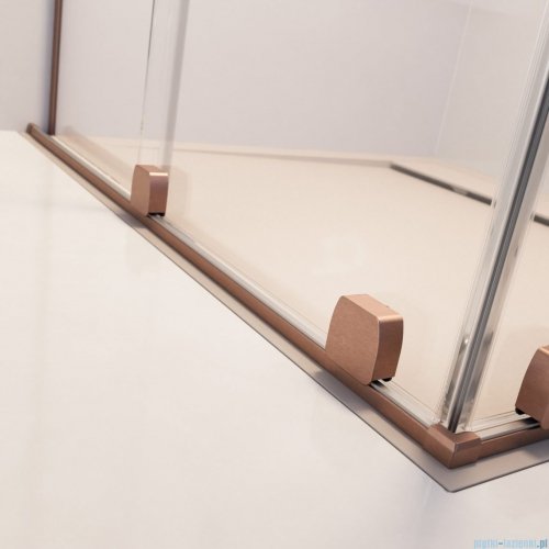 Radaway Furo Brushed Copper DWJ drzwi prysznicowe 100cm lewe szczotkowana miedź 10107522-93-01L/10110480-01-01