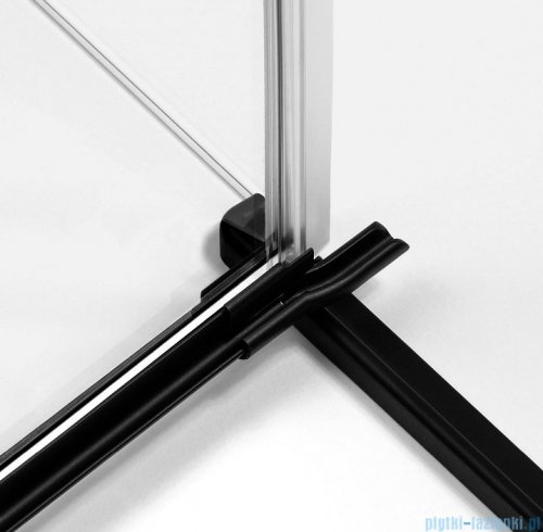 New Trendy Avexa Black kabina prostokątna 120x70x200 cm przejrzyste lewa EXK-1596