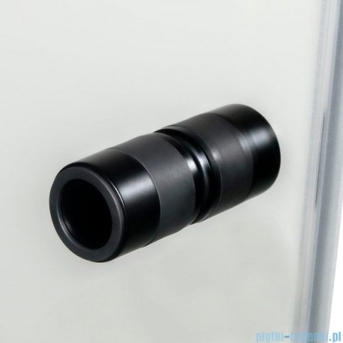Radaway Nes Black Dwb drzwi wnękowe 90cm prawe czarny mat/szkło przejrzyste 10029090-54-01R