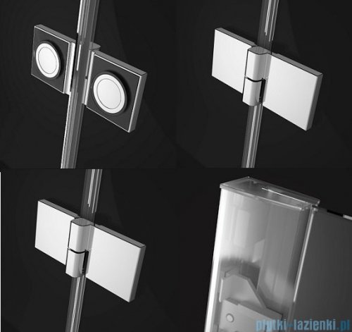 Radaway Essenza New Pnd parawan nawannowy 100cm prawy szkło przejrzyste 207210-01R
