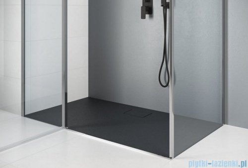 Excellent Lavano Brodzik 140x100  prostokątny SLIM z pokrywą czarny BREX.1103.140.100.BLN