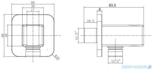 Omnires Parma system wannowy podtynkowy czarny SYSPMW01BL