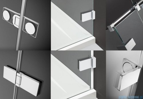 Radaway Arta Dwjs drzwi wnękowe 150cm prawe szkło przejrzyste 386457-03-01R+1386122-03-01R