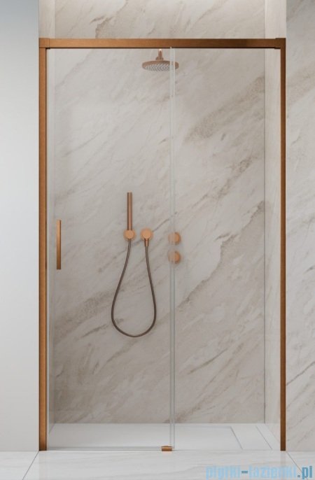 Radaway Idea DWJ Brushed Copper drzwi wnękowe 135cm prawe szczotkowana miedź 387024-93-01R
