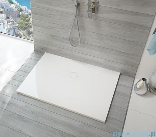 Sanplast Open Mineral B-M/OPEN brodzik prostokątny z powłoką 90x110x1,5 cm biały 645-430-0540-01-002