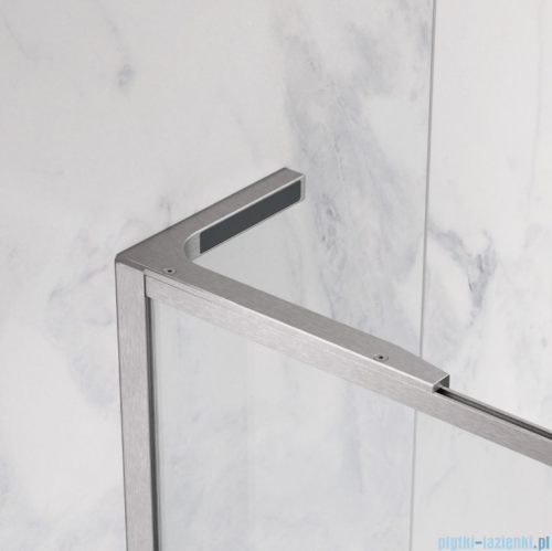 Radaway Modo F SL Brushed Nickel II kabina Walk-in 60x201,6cm lewa Szczotkowanay Nikiel szkło przejrzyste 10419064-91-01L