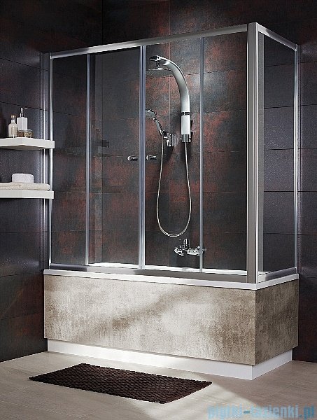 Radaway Vesta DWD+S Parawan nawannowy 160x70cm szkło przejrzyste