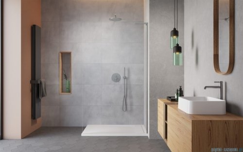 Radaway Modo SL II Brushed Nickel kabina Walk-in 95x200 prawa szczotkowany nikiel 10319095-91-01R