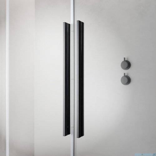 Radaway Furo Brushed GunMetal DWJ drzwi prysznicowe 150cm prawe szczotkowany grafit 10107772-92-01R/10110730-01-01