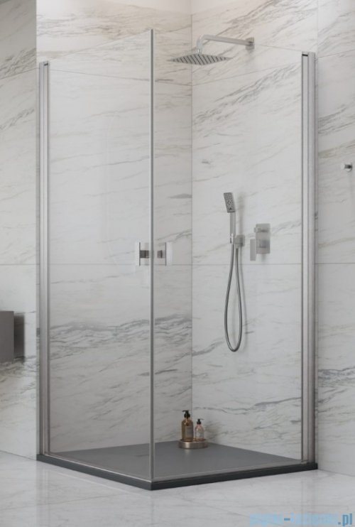 Radaway Nes Kdd I Brushed Nickel kabina 90x100cm szczotkowany nikiel 10021090-91-01L/10021100-91-01R