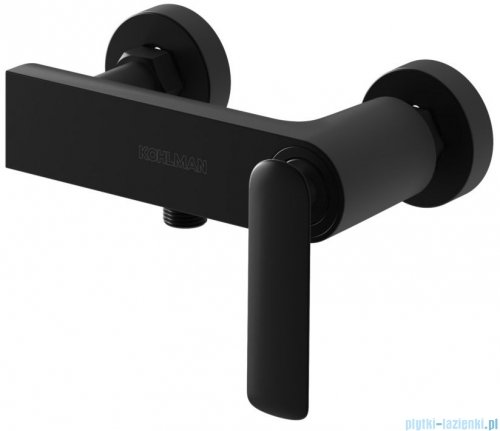 Kohlman Experience black bateria prysznicowa czarny mat