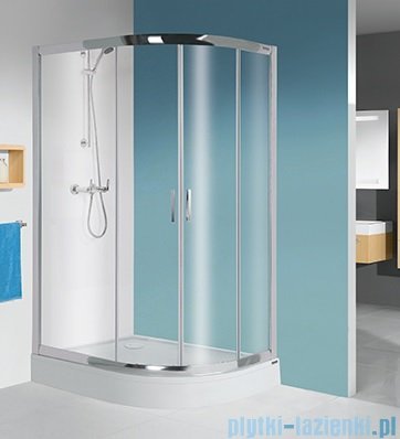 Sanplast TX kpl-L-KP4/TX5b kabina asymetryczna lewa + brodzik 80x100x206 cm przejrzysta 602-271-0290-38-401