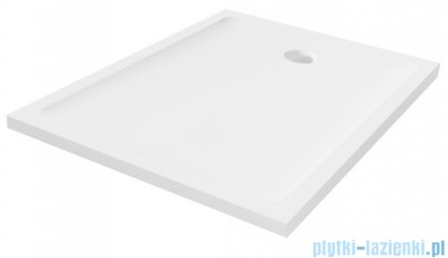 New Trendy Mild Brodzik akrylowy prostokątny 80x120x4,5 cm biały B-0635