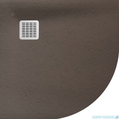 Roca Terran 90x90cm brodzik półokrągły konglomeratowy cafe AP10538438401660