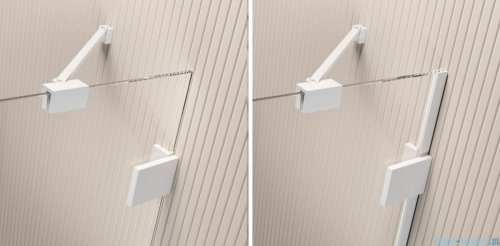 Radaway Essenza Pro White Pdd kabina 80x80cm przejrzyste 10095080-04-01L/10095080-04-01R
