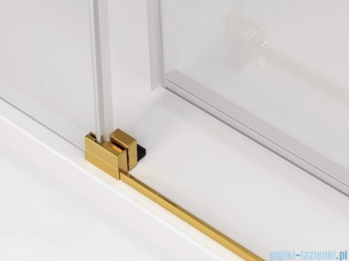 SanSwiss Cadura Gold Line kabina Walk in 140cm prawa ze ścianką przesuwną CAW2D1401207