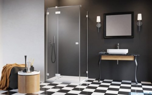 Radaway Essenza Pro White Kdj kabina 100x110cm lewa szkło przejrzyste 10097100-04-01L/10098110-01-01