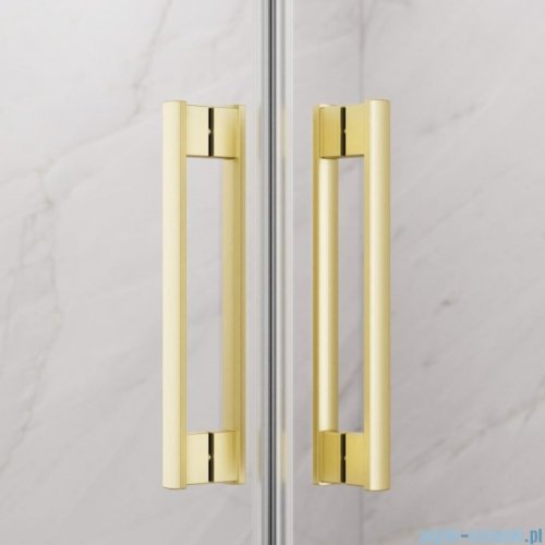 Radaway Idea 6 Kdd Brushed Light Gold kabina 100x100cm szczotkowane jasne złoto 387062-98-01L/387062-98-01R