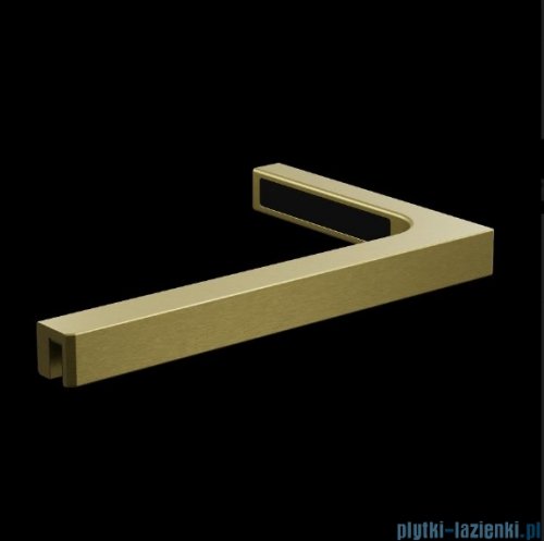 Radaway Nes Brushed Gold Ptj kabina pięciokątna 100x90cm prawa złoto szczotkowane 10052000-99-01R/10052700-99-01