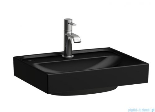 Laufen Meda umywalka ścienna 45x35cm czarny mat H8161117161041