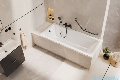 Excellent Savia wanna prostokątna 160x70 biała WANL.SAV16WH